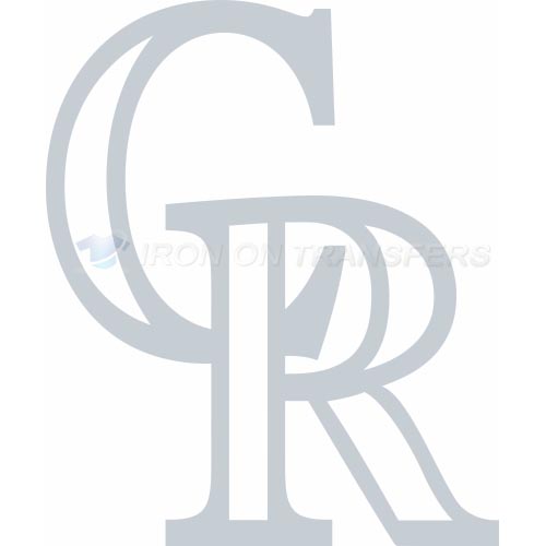 Colorado Rockies Iron-on Stickers (Heat Transfers)NO.1564